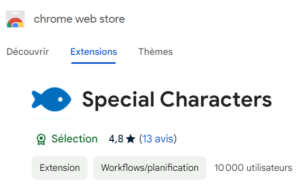 Access all ASCII, Unicode, and emoji special characters in Chrome